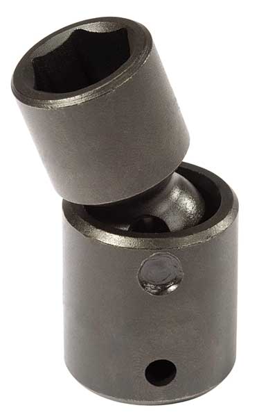 Flex Impact Socket, 3/8 In Dr, 17mm, 6 pt