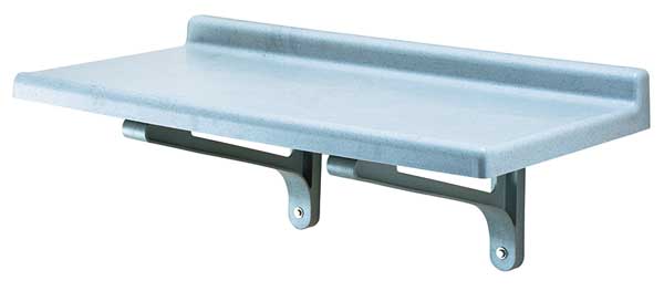 Polypropylene Wall Shelf, 18