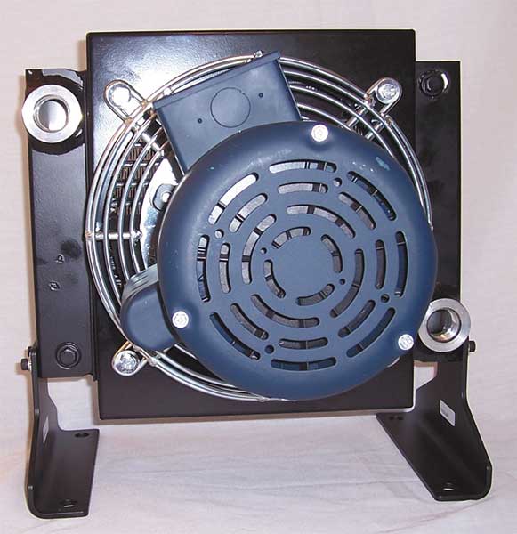 Oil Cooler, AC, 2-30 GPM, 115/230 V, 1/3 HP