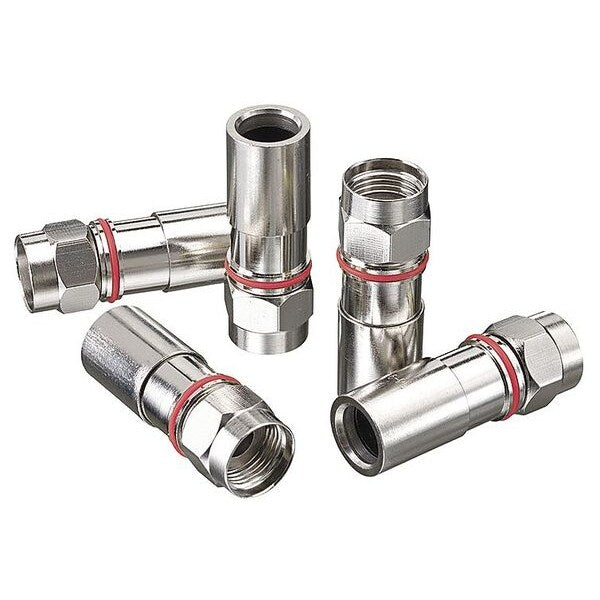Coaxial Connector, RG59 Reg/Tri/Quad, PK50