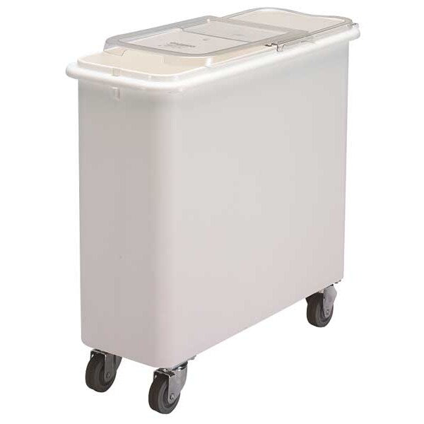 Ingredient Bin 27 gal. Sliding Lid White