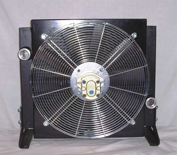Oil Cooler, w/Hydraulic Motor, 8-80 GPM