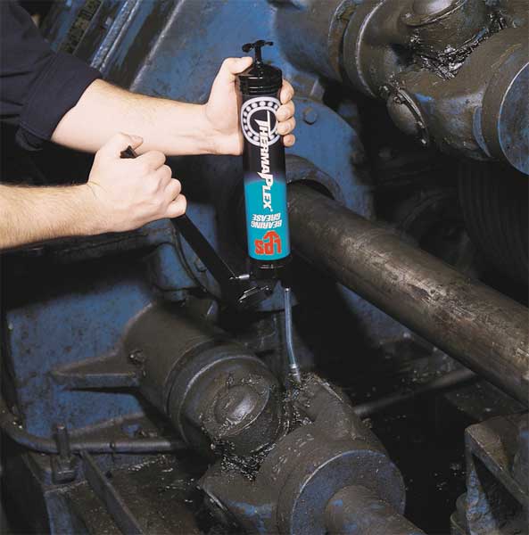 14.1 oz High Temperature Bearing Grease Cartridge Brown