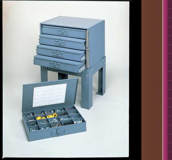 Compartment Drawer with 16 compartments, Steel
