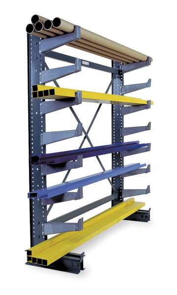 Starter Cantilever Rack, 1 Side, 7 ft. H