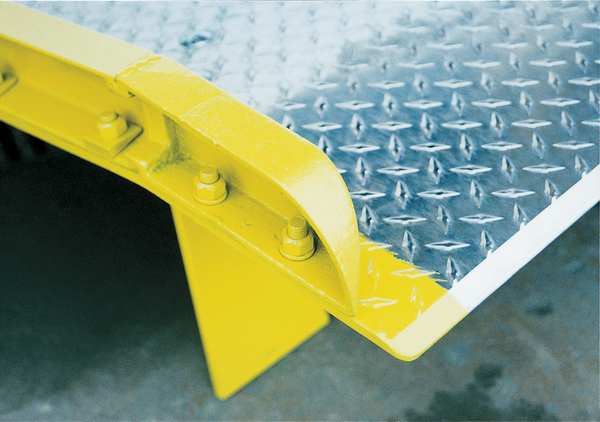 Dockboard, Aluminum, 20,000 lb, 36 x 72 In