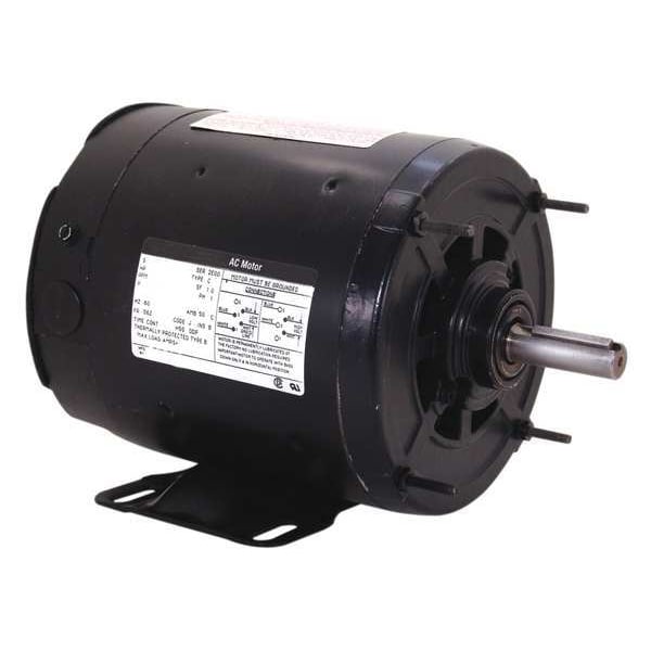 Split-Phase Belt Drive Motor, 3/4 HP, 56Z Frame, 115V AC Voltage, 1,725 Nameplate RPM