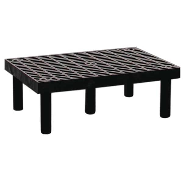 Dunnage Rack, 500 lb Load Capacity, HDPE, 12 in H x 24 in W x 36 in D