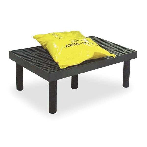 Dunnage Rack, 500 lb Load Capacity, HDPE, 12 in H x 24 in W x 36 in D