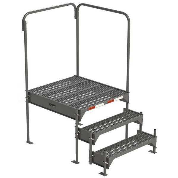 Custom Work Platform, 3 Steps, Modular, 35