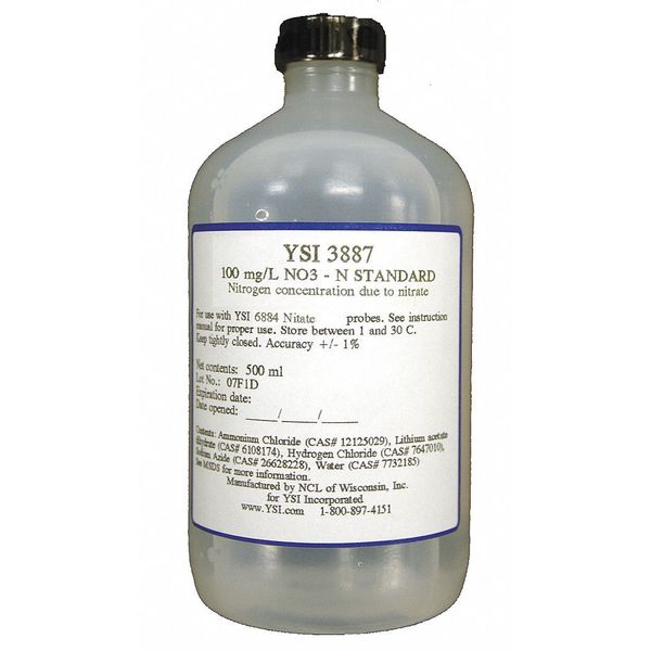 Cal Solution, Nitrate, 1 mg/L, 500 mL