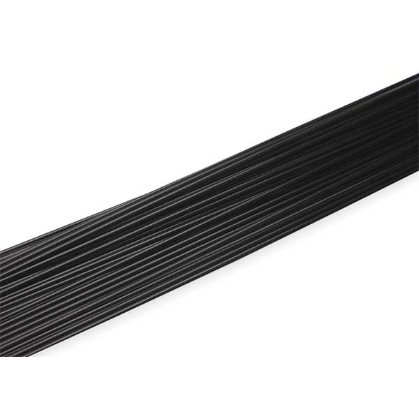 Welding Rod, Copolymer, 3/16 In, Black, PK25