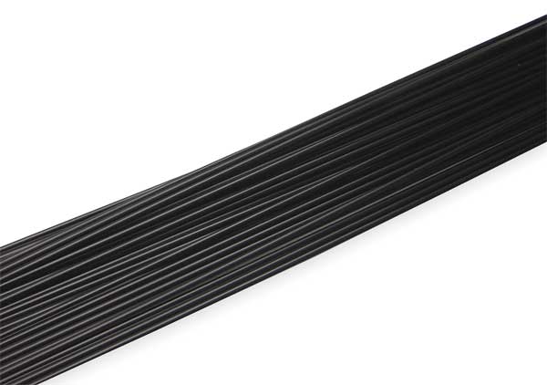 Welding Rod, Copolymer, 5/32 In, Black, PK38