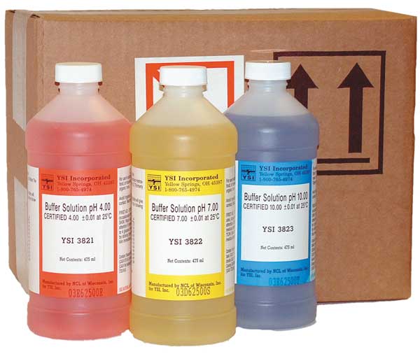 Buffer Package, pH, 4.0, 7.0 and 10.0, 1 Pt