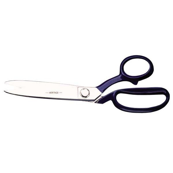 Bent Trimmer w/Large Ring, Coated Handles, 12-Inch