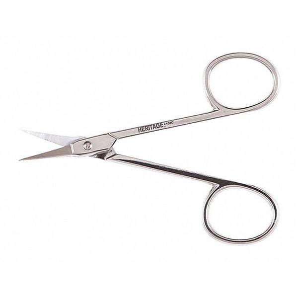 Embroidery Scissor, Fine Point. Curved Blade