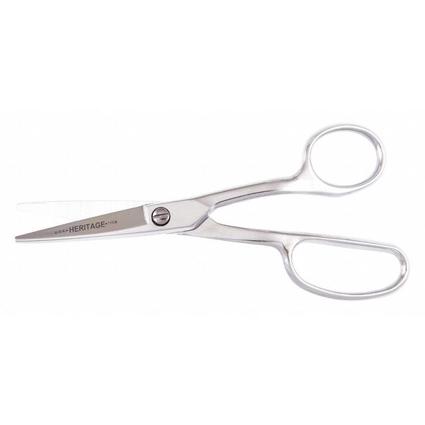 Carpet Napping Shear, Curved Handle, Blunt, 8-Inch
