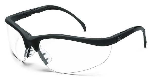 Safety Glasses, Wraparound Clear Polycarbonate Lens, Anti-Fog
