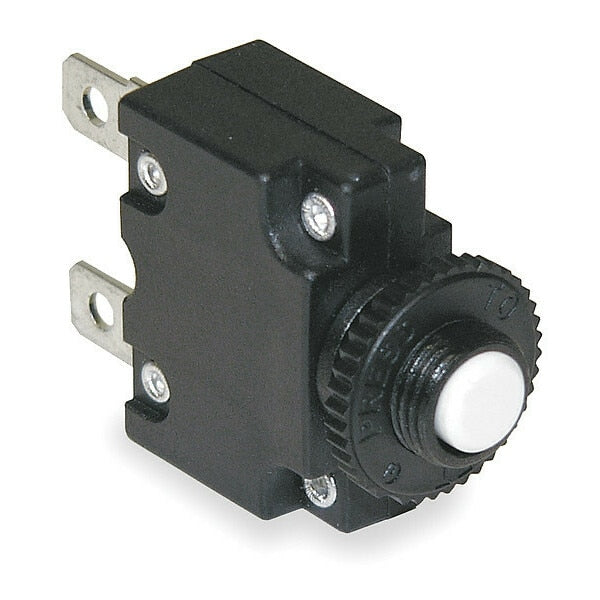 Panel Mount Circuit Breaker, 15 A, 125/250V AC, 1 Pole