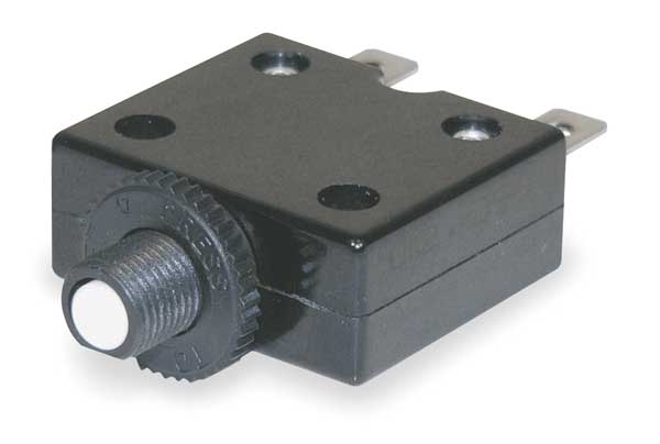 Panel Mount Circuit Breaker, 20 A, 125/250V AC, 1 Pole