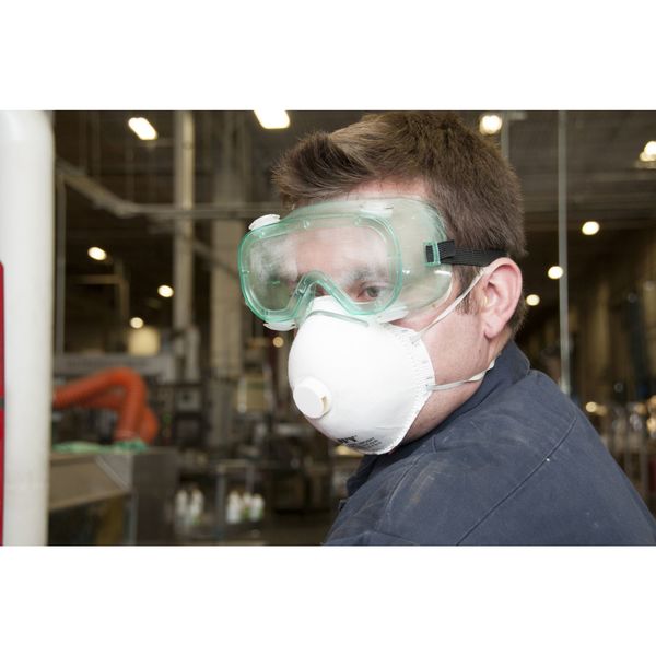 Safety Goggles, Clear Uncoated Lens, Platoon Series