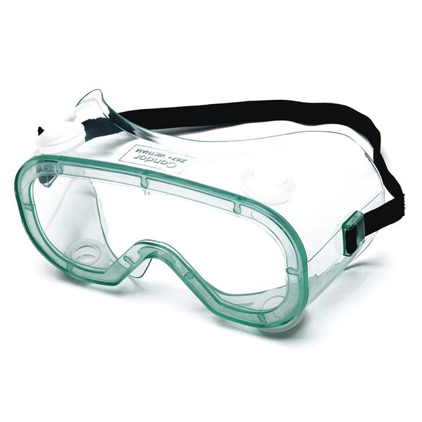 Safety Goggles, Clear Anti-Fog, Scratch-Resistant Lens, Platoon Series