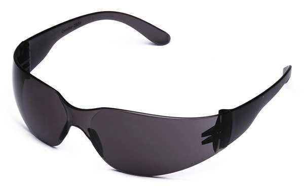 Safety Glasses, Condor V Series, Anti-Fog, Anti-Static, Anti-Scratch, Frameless, Gray Arm, Gray Lens
