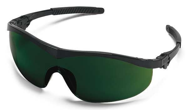 Safety Glasses, Wraparound Shade 5.0 Polycarbonate Lens, Scratch-Resistant