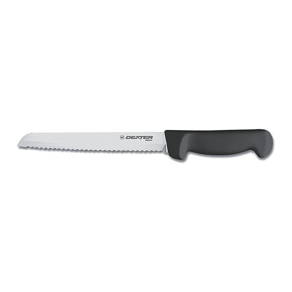 Bread Slicer, 8 In, Scalloped, Black