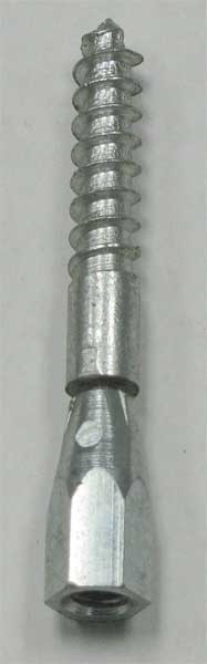 Packing Extractor Tip, Woodscrew, 2 1/2 In