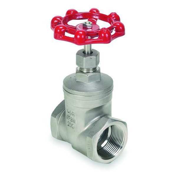Gate Valve, Class 200, 3/4 In, 316 SS