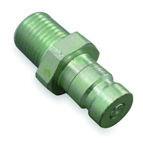 Hydraulic Quick Connect Hose Coupling, Steel Body, Push-to-Connect Lock, 1/8