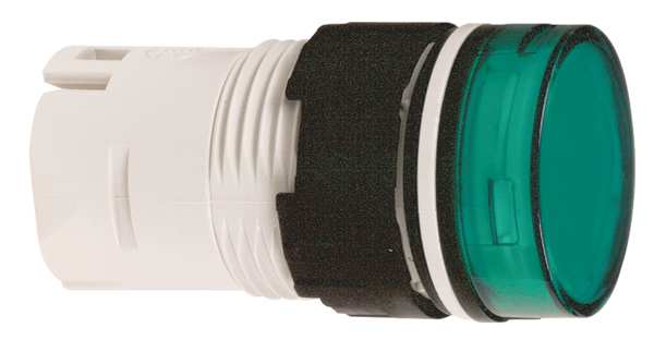 Pilot Light Head, Green, LED