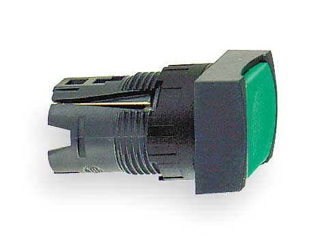 Illuminated Push Button Operator, 16 mm, Green