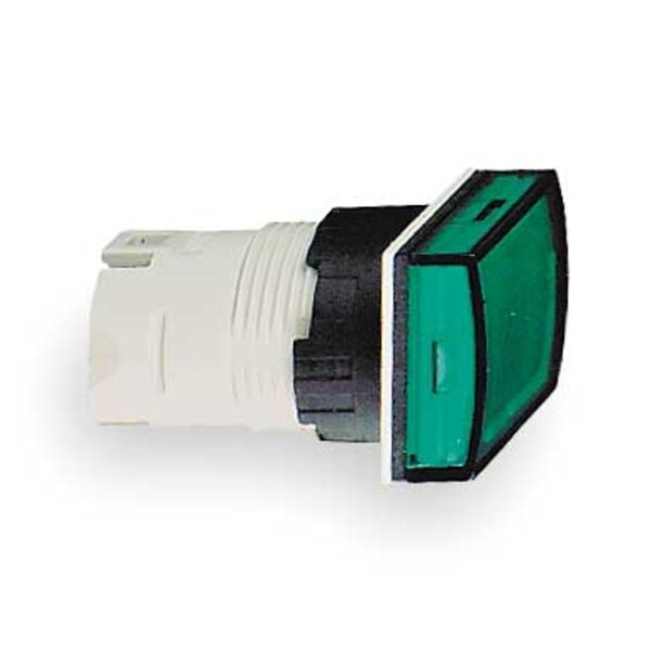 Pilot Light Head, Green, LED
