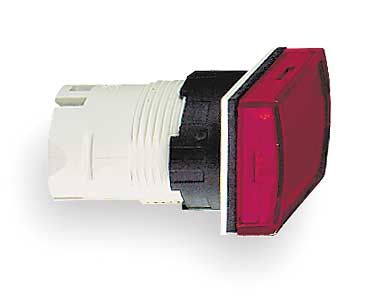 Pilot Light Head, Red, LED