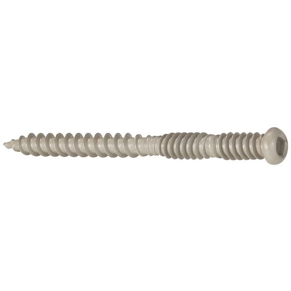 Wood Screw, #10, 2-1/2 in, Advanced Corrosion Resistance Steel Pan Head Square Drive, 2125 PK
