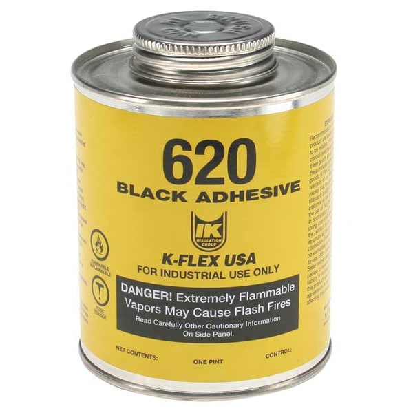 Contact Cement, 620 Series, Black, 1 pt, Can