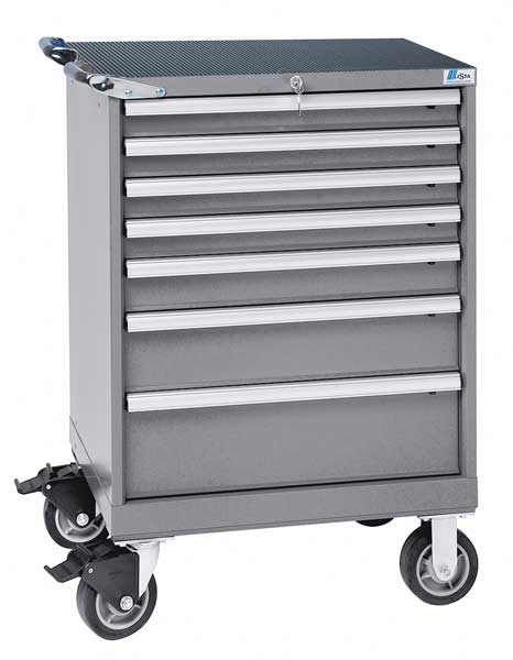 Mobile Workbench Cabinet, 43-1/4 In. H