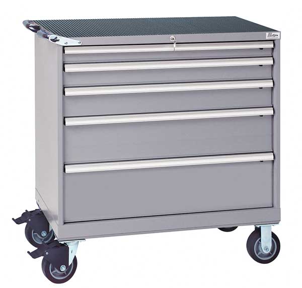 Mobile Workbench Cabinet, 22-1/2 In. L