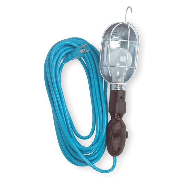 LUMAPRO Incandescent Black/Silver Hand Lamp