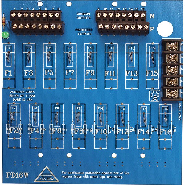 Power Dist Module 16 Output PTC