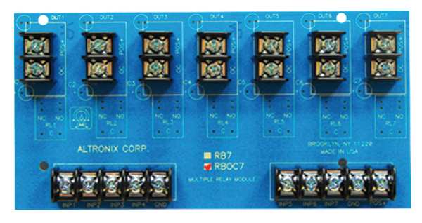 Open Collector Module 12/24VDC 7Out