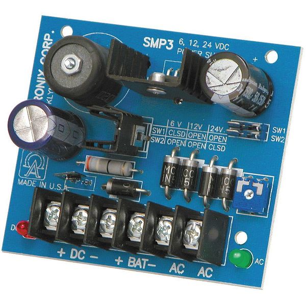 Power Supply 6/12/24VDC @ 2.5A