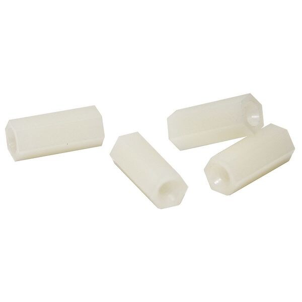 5/8 In Nylon Spacer & Screws, PK25