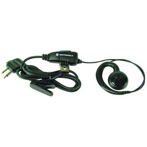 Earpiece, Black, 48 In. L, Swivel Ear Loop