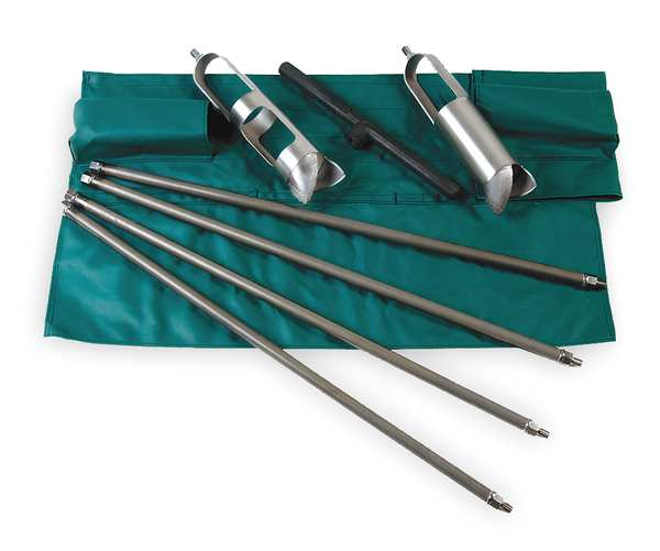 Soil Auger Kit, Dia 2 1/4 In, Depth 12Feet