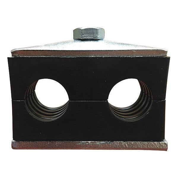 Tube Clamp Kit, Tube 3/4 In, Zinc-Plated