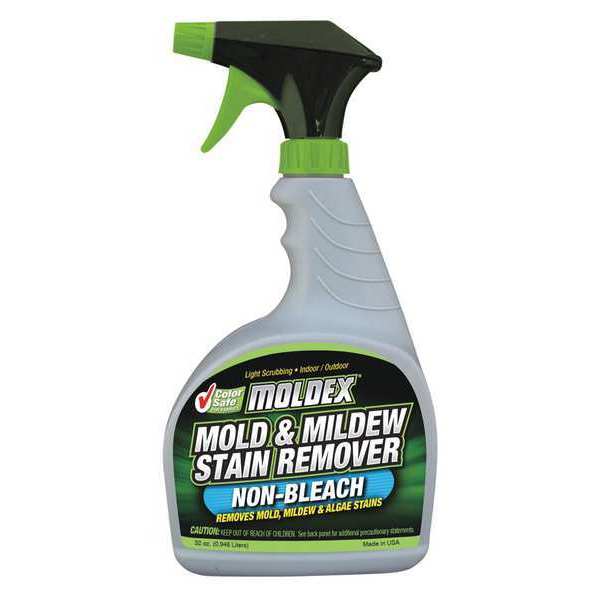 Liquid 32 oz. Bleach-Free Mold Mildew Stain Remover, Trigger Spray Bottle