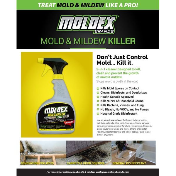 Liquid 32 oz. Mold Mildew Remover, Trigger Spray Bottle